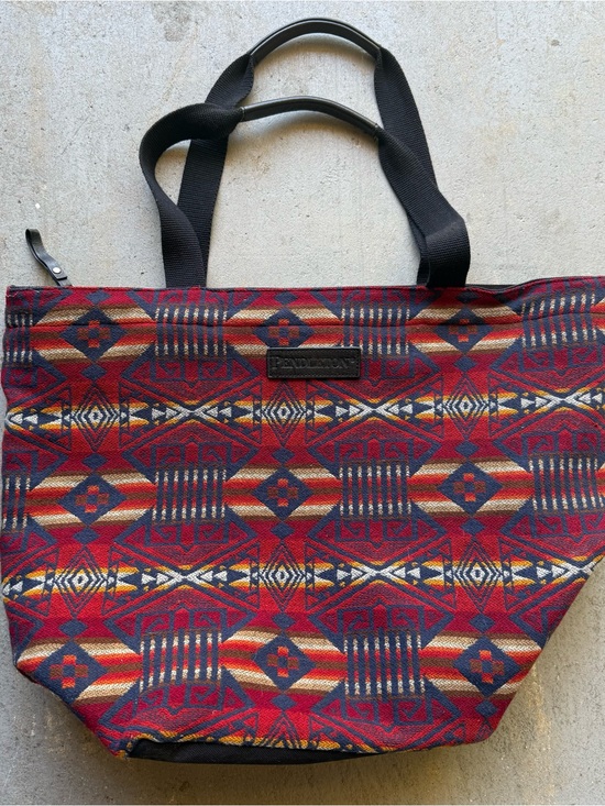 Pendleton Handbags - Pendleton Colorful Wool Southwestern Aztec Pattern Tote Bag